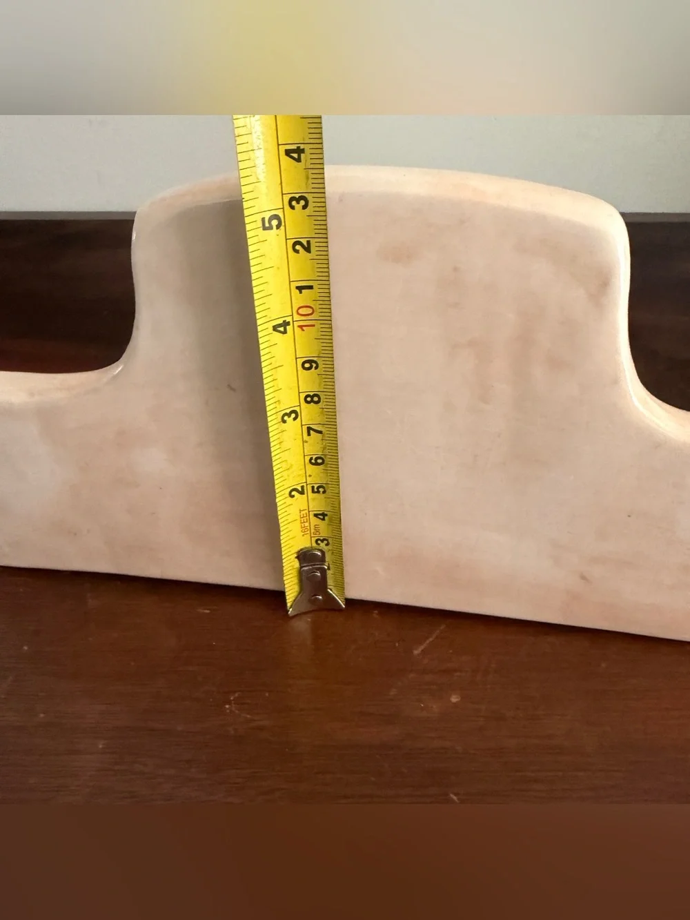 Vintage Cherub Angel Wall Shelf Sconce Ceramic Peach Pink Cottagecore 10.5x5”